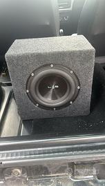 coppia subwoofer e amplificatore dedicato