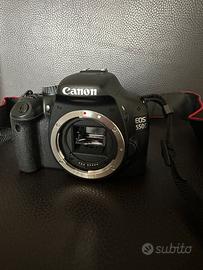 Canon 550D + Obiettivo 18-135mm + Kit Completo