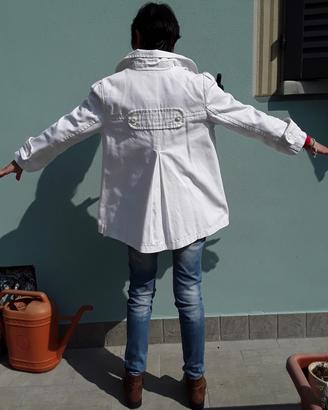 Bershka giacca trapezio in tela 