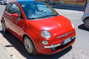 fiat 500 red