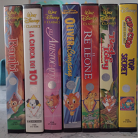 Collezione videocassette cartoni Disney originali