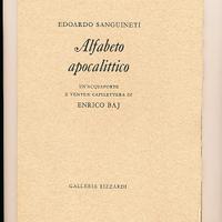 Alfabeto Apocalittico di E.Sanguinetti, Enrico Baj