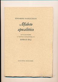 Alfabeto Apocalittico di E.Sanguinetti, Enrico Baj