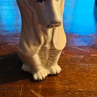 Statuetta Basset Hound in Ceramica - Vintage