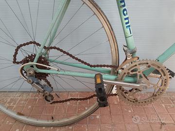 Bicicletta Corsa Bianchi Sprint C28 verde acqua 
