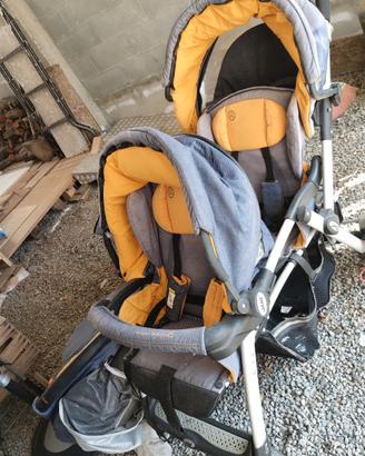 passeggino gemellare 