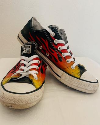 Sneaker Converse Chuck Taylor All Star Flame tg.40