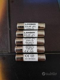 Fusibili per fotovoltaico 12A 1000V DC nuovi