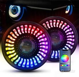 Fari Led RGB Ange Eyes 7” Drl dinamico per Auto