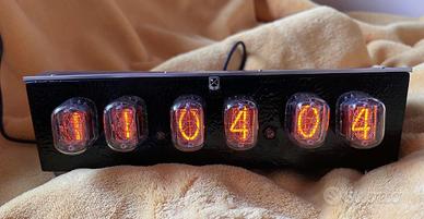 OROLOGIO DIGITALE CON 6 TUBI NIXIE