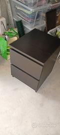 Comodino  e cassettiera IKEA MALM nero