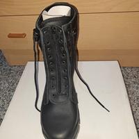 Anfibi tipo militare neri 41