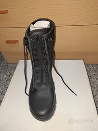 Anfibi tipo militare neri 41