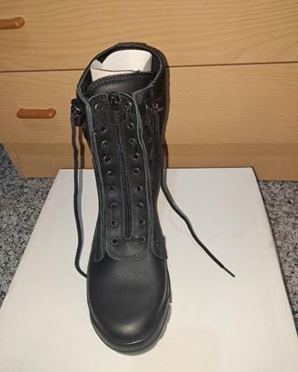 Anfibi tipo militare neri 41