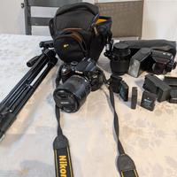 Nikon D5100 e accessori vari