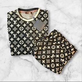 Tuta Louis Vuitton Monogram Uomo Nuova con cartel