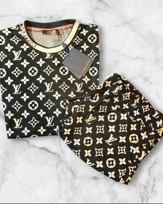 Tuta Louis Vuitton Monogram Uomo Nuova con cartel