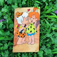 disegno flinstones legno
