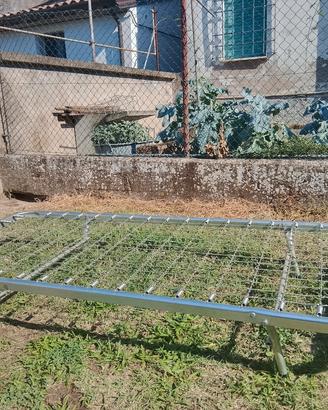 letto singola pieghevole in metallo con molla 