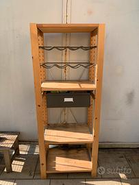 Scaffale IKEA IVAR portabottiglie