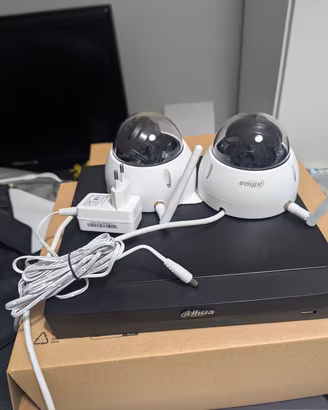 Nvr Dahua + 2 telecamere wifi