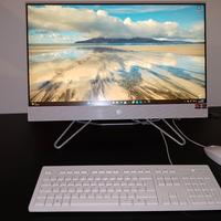  HP all in One 27 + scrivania e sedia gaming 