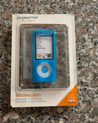 Custodia in silicone per mp3 iPod Nano