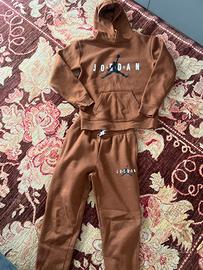 Tuta Nike Jordan marrone tg. 12/13 anni
