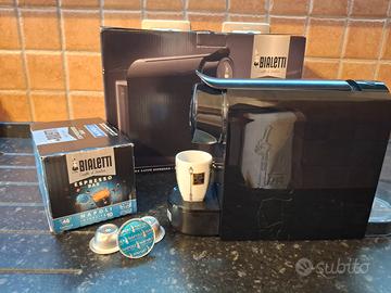 Bialetti Gioia Macchinetta da caffè a capsule Nera