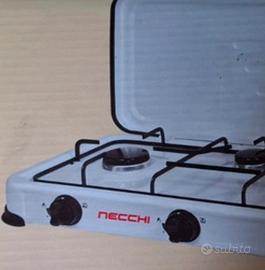Fornello a  gas 3 fuochi Necchi Nk322