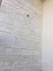 Lastre di pietra bianco puro