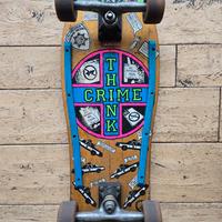 Vintage Skateboard SMA Think crime