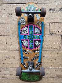 Vintage Skateboard SMA Think crime