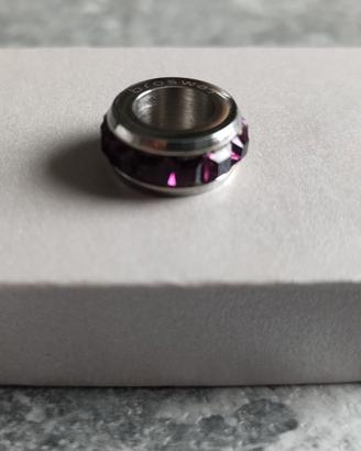 Ciondolo Brosway acciaio ametista Swarovski 