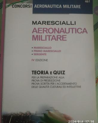 libro  concorsi Aeronautica militare 