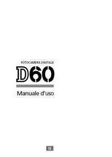 Libretto Nikon D5 D6 D50 D60 D600 D610 D3400