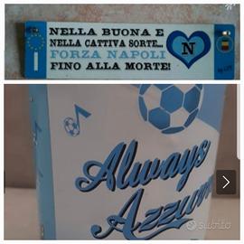 Targa e salvadanaio Forza Napoli Calcio