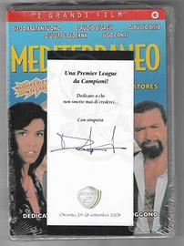 AUTOGRAFO DIEGO ABATANTUONO DVD FILM MEDITERRANEO