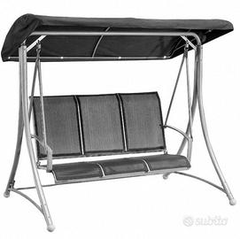 Dondolo 3 posti giardino piscina portico esterno