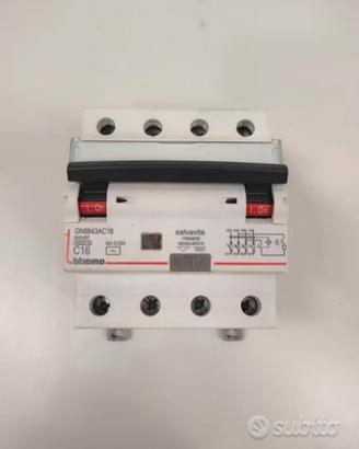 Interruttore magnetotermico differenziale