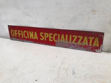 Insegna Targa vintage: OFFICINA SPECIALIZZATA