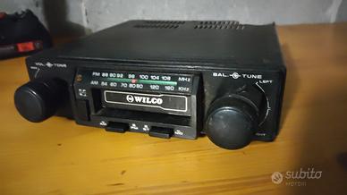 autoradio Wilco a cassette vintage anni 70/80