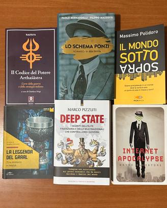 Lotto libri sul potere e il mistero
