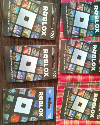 Card credito giochi Roblox