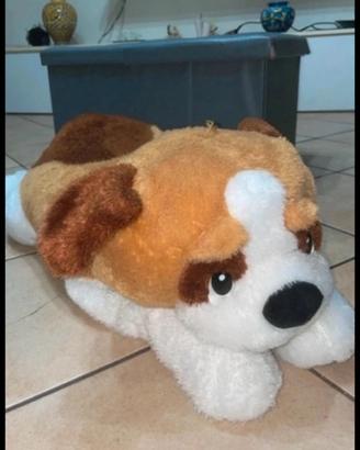 Peluche cane San Bernardo gigante 80 cm