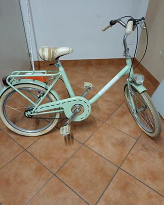 Bicicletta Graziella verde acqua