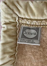 Coperta Somma in pura lana, nuovissima