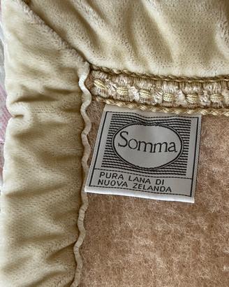 Coperta Somma in pura lana, nuovissima