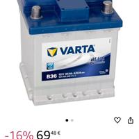 Batteria auto Varta 12V 44 ah 420a