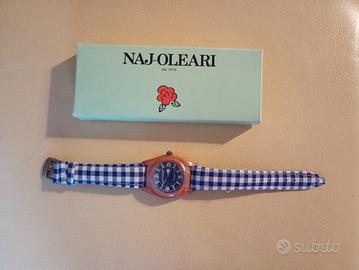 Orologio Vintage NAJ-OLEARI in Vero Legno – Anni 8